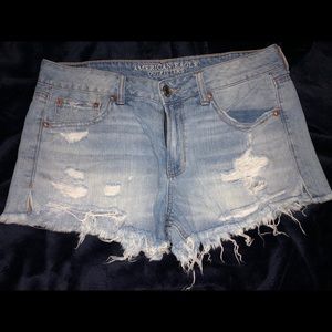 AEO TOMGIRL SHORTIE SHORTS